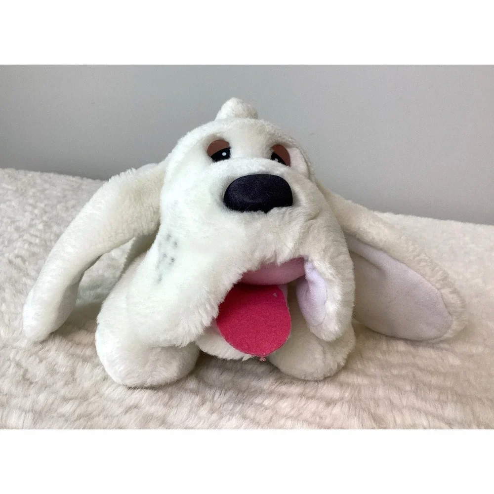 VTG Plush Dog Beagle Bassett Hound Puppy Dog Eyes Stuffed Animal Snuggly Laying